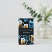 Beer Stein Motif Visitekaartje (Staand voorkant)