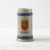 Beer Stein w/Finse Crest Bierpul (Center)