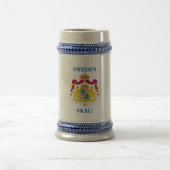 Beer Stein w/Swedish Crest en SKÅL! Bierpul (Center)