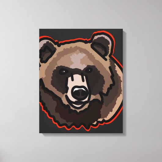 Beer Sterkte Canvas Afdruk (Voorkant)