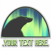 Beer Stickers Gepersonaliseerde  Beren Decalen (Voorkant)