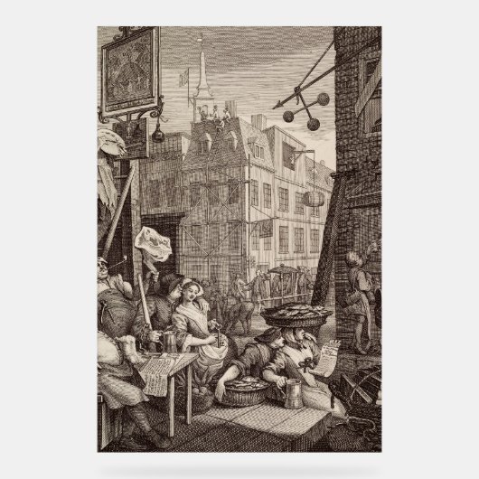 Beer Street par William Hogarth (Recto)
