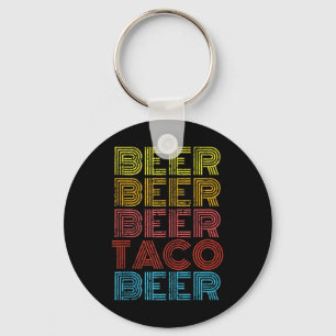 Beer Taco Food Gezegde Funny Mexican Cinco de Mayo Sleutelhanger