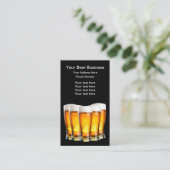 Beer Theme Beer Pilsners Visitekaartje (Staand voorkant)