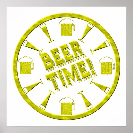 Beer Tijd! Poster (Voorkant)