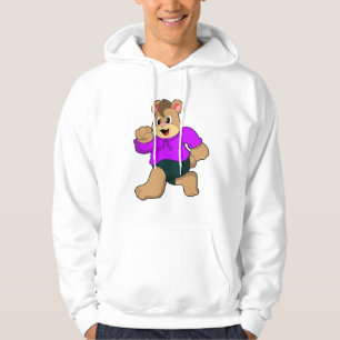 Beer tijdens bedrijf hoodie