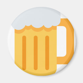 Beer time emoji magneet