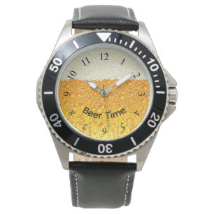 Beer Time Mannen Watch Horloge