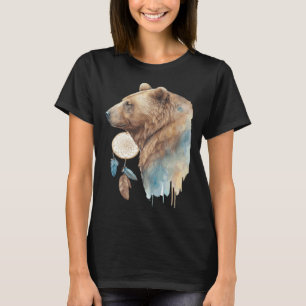 Beer Tribal Watercolor Beer Droomvanger T-shirt