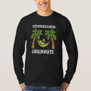 Beer Turtle Chill Turtle in Hammock T-shirt