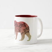 Beer Tweekleurige Koffiemok (Voorkant rechts)