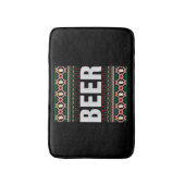 Beer Ugly KerstSweater Badmat (Voorkant Verticaal)