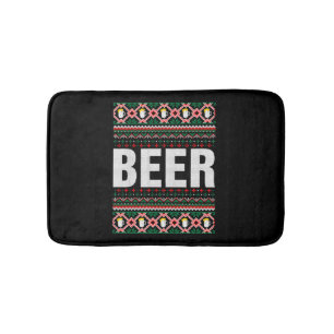Beer Ugly KerstSweater Badmat