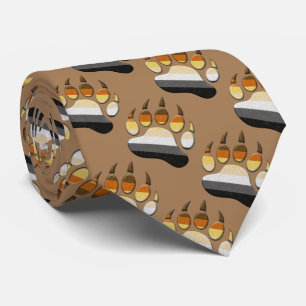 Beer - Ursine beerklauw symbool Stropdas