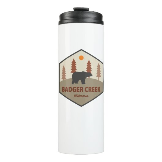 Beer van Badger Creek Wilderness Oregon Thermosbeker (Voorkant)