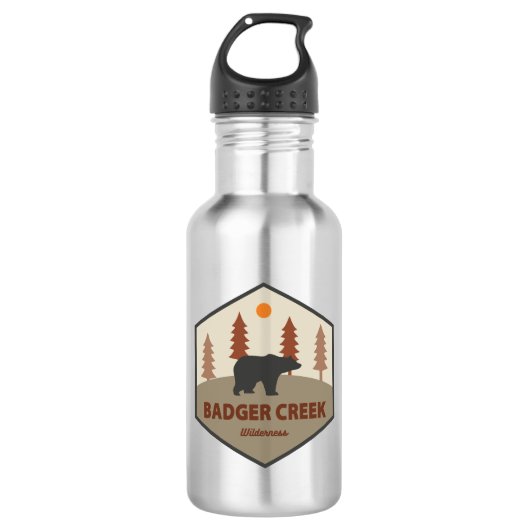 Beer van Badger Creek Wilderness Oregon Waterfles (Voorkant)