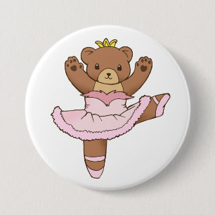 Beer van Ballerina in de Button van Roze Tutu