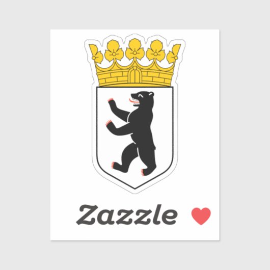 Beer van Berlijn Sticker (Vel)