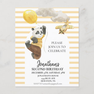 Beer van Birthday Panda met Waterverf van de Balti