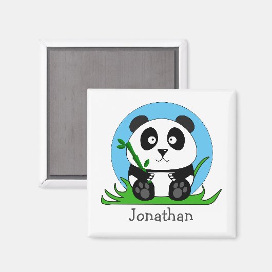 Beer van Black and White Panda Magneet (Voorkant / Achterkant)