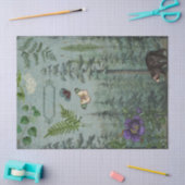 Beer van bossen in het wild, vlindervlinder tissuepapier (Craft)