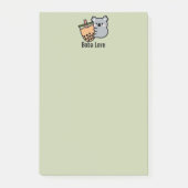 Beer van Bubble Tea en Koala Post-it® Notes (Voorkant)