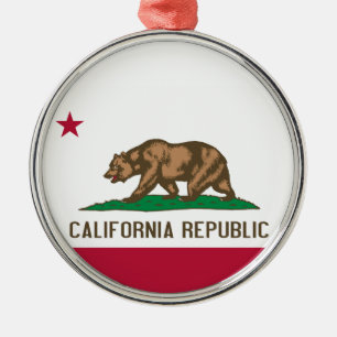 Beer van Californië: Cali Golden State Metalen Ornament