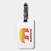 Beer van Charlottesville Virginia Rainbow Bagagelabel (Achterkant verticaal)