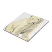 Beer van Cudly Polar Tegeltje (Zijkant)