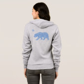 Beer van de heide van damesvlees hoodie (Achterkant volledig)