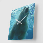 BEER VAN DE KROOMATIGE POLAR VIERKANTE KLOK (Hoek)