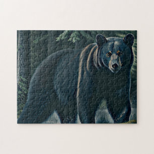 Beer van de Noordelijke Bossen (Majestic Black) Legpuzzel