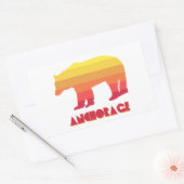 Beer van de regenboog van de Anchorage Alaska Rechthoekige Sticker (Envelop)
