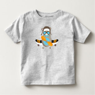 Beer van de vlieger, Beer van de piloot, vliegtuig Kinder Shirts