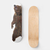 Beer van grizzly - Schilderen in acryl Skateboard (Voorkant)
