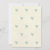 beer van het baby shower van de jongen kaart (Achterkant)