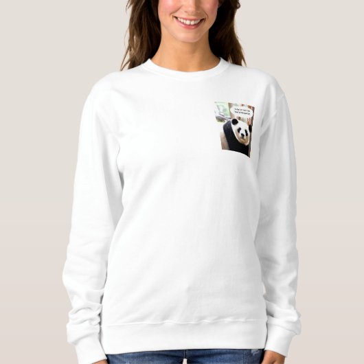 Beer van het dubbel bezielde Hamlet Quote Panda vo Trui (Voorkant)