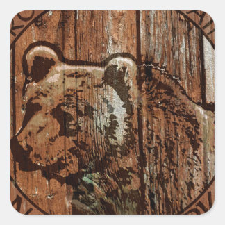 Beer van het nationale park van de Rocky Mountain Vierkante Sticker