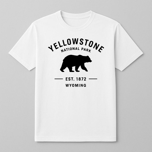 Beer van het nationale park van Yellowstone T-shirt