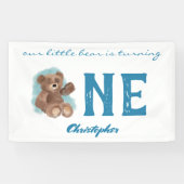 Beer van kleine Waterverven Spandoek (Horizontaal)