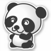 beer van panda-dieren . sticker (Voorkant)