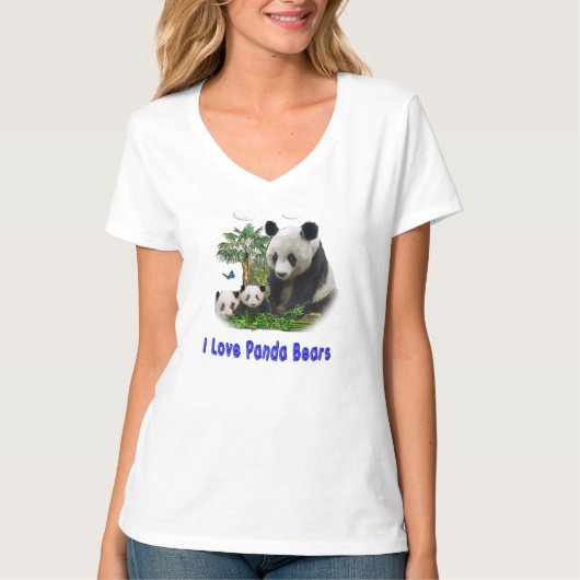 Beer van Panda t-shirts (Voorkant)