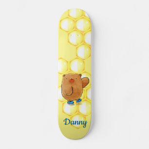 Beer van zoete honing skateboard