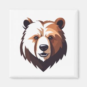 Beer Vector Art Animal Modern Urban City Graphic Magneet