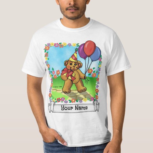 Beer Verjaardag Feest Verjaardag T-shirt (Voorkant)