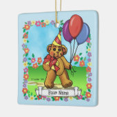 Beer verjaardagsfeest ornamenten (Links)