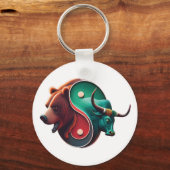 Beer versus Bull Trading Sleutelhanger (Voorkant)