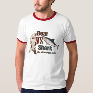 Beer versus haai. Wie zal winnen? beslist u. T-shirt