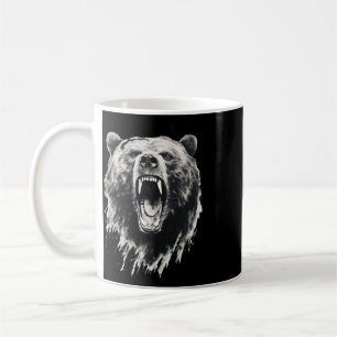Beer Vintage Boze Grizzlybeer Wandeltocht Kamperen Koffiemok