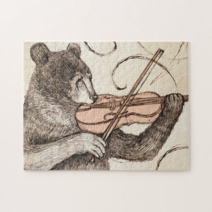 Beer Violin Jigzaag Puzzle afspelen Legpuzzel